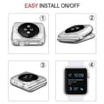 thumbnail image 3 of Apple Watch Étui Protecteur d'Écran, Étui Protecteur d'Écran Étui Protecteur Tout Autour Haute Définition Clair Ultra-Mince Couverture Montre Compatible avec Iwatch Séries 3/2/1 (42 mm Transparent), 3 of 4
