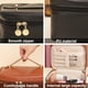 thumbnail image 3 of Hukapapa nuevo retro simple antiguo cuadrado bolsa de almacenamiento pu cuero extraíble portátil cosméticos bagblack, 3 of 5