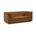 thumbnail image 3 of Meridian Furniture Cascade Saddle Velvet Fabric Loveseat, 3 of 18