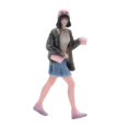 thumbnail image 2 of Figura femenina a escala 1/64, figura coleccionable realista en miniatura, modelo de personas diminutas. Estilo B, 2 of 9