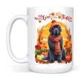 thumbnail image 2 of Happy Thanksgiving Newfoundland Give Thanks Fall Beanie Scarf Welcome Mug Newfie Dog Lover Gifts Coffee Tea Cup - 00020, 2 of 4
