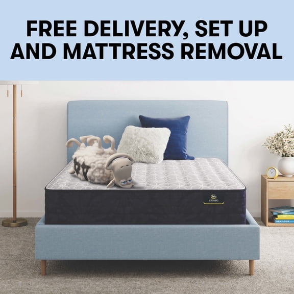 Serta 13" Queen Mattress, Classic Clarks Hill Elite Ltd Firm Tight Top, Innerpring Adult Mattress, Queen Size Mattress, Adult Mattress