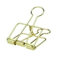thumbnail image 1 of transemion 20 Pieces Metal Paper Clip Electroplated Solid Color Replacement Home School Examination Papers Clips Accessories Gold 19mm, 1 of 9