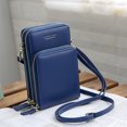 thumbnail image 3 of Qarigey Bolso de hombro para mujer a prueba de arañazos, amplia aplicación y resistente al desgarro para bolso femenino dentro o fuera de Bolsas de mensajero y de hombro Azul claro, 3 of 6