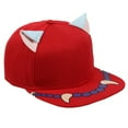 thumbnail image 3 of Inuyasha Anime Cartoon Necklace Red & Blue Snapback Hat, 3 of 6