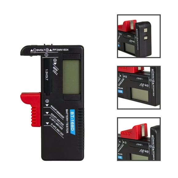 C D Button Cell Battery Tester AAA AA Battery Checker LCD Universal Battery Tester Digital Battery Checker Battery Tester