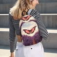 thumbnail image 5 of Easygdp Butterfly Over Lavender Mochila de Lona Resistente para Laptop, Compatible con Laptops de 15 a 17 pulgadas, Ideal para Escuela, Trabajo y Viajes-Medium, 5 of 5