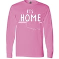 thumbnail image 3 of Inktastic It's Home- State of Oklahoma Outline Long Sleeve T-Shirt, 3 of 5