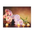 thumbnail image 2 of Massage Stones with Towels Forest Floral Nature Photography Canvas Wall Art for Home Decor Ready-to-Hang, 2 of 18