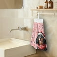 thumbnail image 3 of ZIATUBLE Xmas Dachshund Paws Kitchen Hanging Towels Quick Dry Bathroom Hand Bath Towel Absorbent Hanging Dual-Purpose Hand Towel Fast Drying Hanging Hand Towels with Loop, 3 of 7