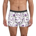 thumbnail image 2 of Bingfone Lavender Flowers Men's Underwear - Casual Stretch Boxer Briefs-Medium, 2 of 7