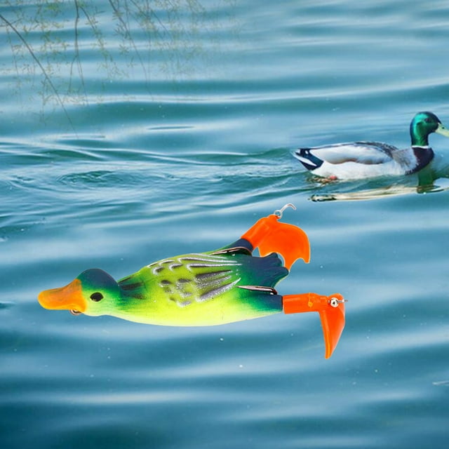 Señuelo de Cebo suave Cola Señuelos de pesca de silicona verde
