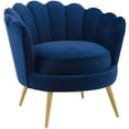 thumbnail image 2 of Admire Scalloped Edge Performance Velvet Accent Armchair by Modway, 2 of 6