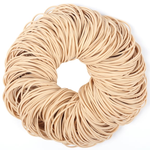 Rubber Bands Beige Size#19 about 0.5lbs 500pcs Elastic Rubber Bands,for Office Supplies