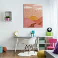 thumbnail image 2 of Stupell Industries Boho Desert Sun Setting Beneath Mountain Path Canvas Wall Art, 36 x 48, Design by Deborah Curiel, 2 of 5