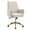 Beige, variant on Bananova Big and Tall Office Chair 380lbs, Mid-Back Corduroy Swivel Desk Chair with Gold Base, Wide Seat Computer Vanity Chair, Green