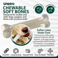 thumbnail image 4 of Sporn Marrow Milkies Chew Bones for Light Chewers, Milk Flavor Dog Chew Toys for Extra Small Dogs, Made with Soft Thermoplastic Rubber, 4 of 7