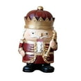 thumbnail image 4 of BELOVING Resin Nutcracker Sculpture Christmas Nutcracker Figure for Office Party Home Wand, 4 of 10