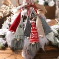 thumbnail image 2 of Christmas Gnomes Hanging Ornaments Set of 6, Swedish Gnome Handmade Plush Santa Elves Christmas Tree Hanging Decorations Holiday Xmas Decorations, 2 of 5