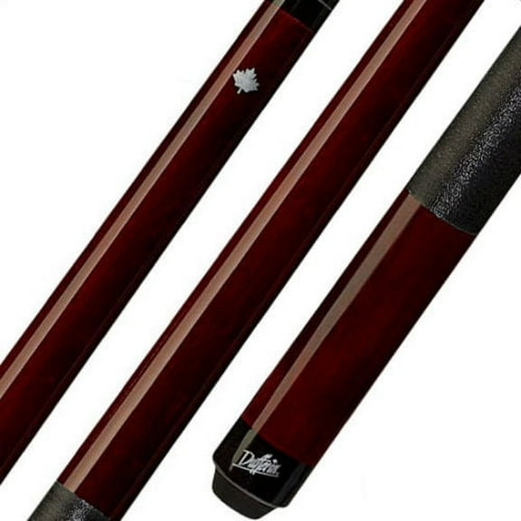 Dufferin D-231 Deep Oxblood Pool Cue solid Maple Shaft w/ Black Irish Linen Wrap