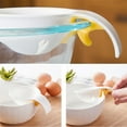 thumbnail image 6 of Washranp  3Pcs Egg Separator,Plastic Reusable Food Grade Portable Manual Egg Divider for Kitchen, 6 of 6