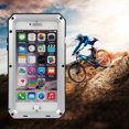 thumbnail image 4 of Rugged Shock-Resistant Hybrid Full Cover Case for iPhone 6 Plus, Silver, 4 of 7