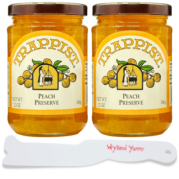 Trappist Peach Preserve 2 Pack with Spreader