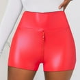 thumbnail image 2 of Uqiangy Night Out Shorts For Women Short Shorts For Women Black Mini Shorts Leather Shorts Women Shorts For Women Sexy Casual Party Shorts For Women Party Shorts Watermelon red 3XL, 2 of 7