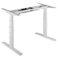 thumbnail image 1 of Star Ergonomics 3 Stage Dual Motor Electric Sit-Stand Desk Frame- SE07E1FW [Tabletop Not Included], 1 of 7