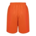 thumbnail image 2 of HULIJA Kids Boys Jersey Soccer Shorts Track Shorts Elastic Waistband Trunks Sports Workout Football Orange 18, 2 of 5