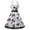 White, variant on LOVZFMLL Dresses Women Fashion Casual-Neck Patchwork Mesh Polka Print Dress Sleeveless Women's Dress Dresses