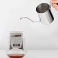 thumbnail image 3 of Hervidor de café Ticfox de acero inoxidable 250 ml con Boquilla larga sin tapa plateado, 3 of 10