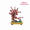 thumbnail image 1 of Orchid Pot Plant Building Blocks Set Bonsai Flower Bouquet MOC Vase Model For Adults, 1 of 10