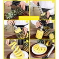 thumbnail image 3 of Cortador de piña para pelador, corte de piña de acero inoxidable, cuchillo de piña en rodajas, 3 of 5