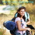 thumbnail image 6 of Double Sleeping Bag for Two Adults, Queen Size XL, 3-Season, Waterproof, Semi-Rectangular, Lake Blue Grey, 6 of 7