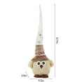 thumbnail image 3 of Grrvtrz Decoration Owl Gnome Figures with LED Light for Autumns and Christmas Decor Gift Autumns Decoration LED Light Christmas Decoration Indoor Decoration Owl Gnome,Toys,Home Decor, 3 of 6