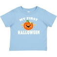 thumbnail image 3 of Inktastic My First Halloween with Pumpkin and Stars Boys or Girls Baby T-Shirt, 3 of 5