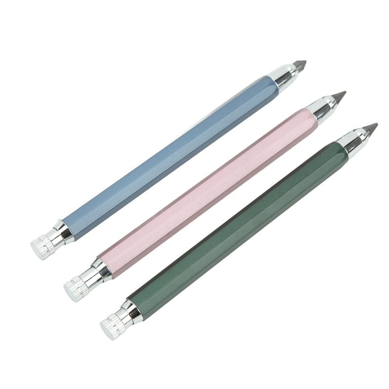3PCS Pastel Mechanical Pencil Set, Cute Mechanical Pencils 0.7 Mm with 6  Tubes HB Lead Refills& 3PCS Eraser& 9PCS Eraser Refill for Student Writing,  Drawing, Sketching, Drafting -Come with Case