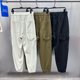 thumbnail image 4 of Pantalones de trabajo nuevos de primavera/verano, pantalones largos de trabajo con bolsillos y lazo a la moda para hombre, 4 of 5