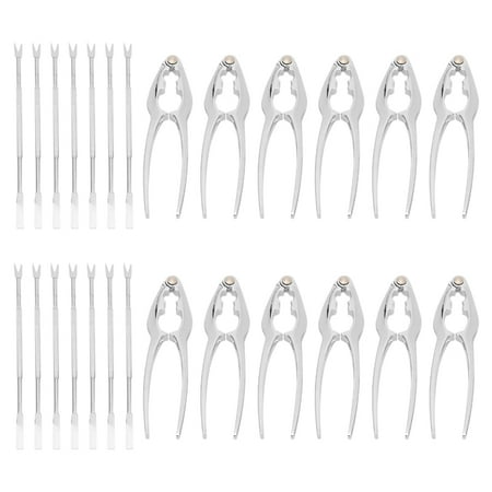 

2X Seafood Tools Set Including 14 Forks and 12 Lobster Crackers Nut Clip Nut Set Seafood Tool Kit Tool