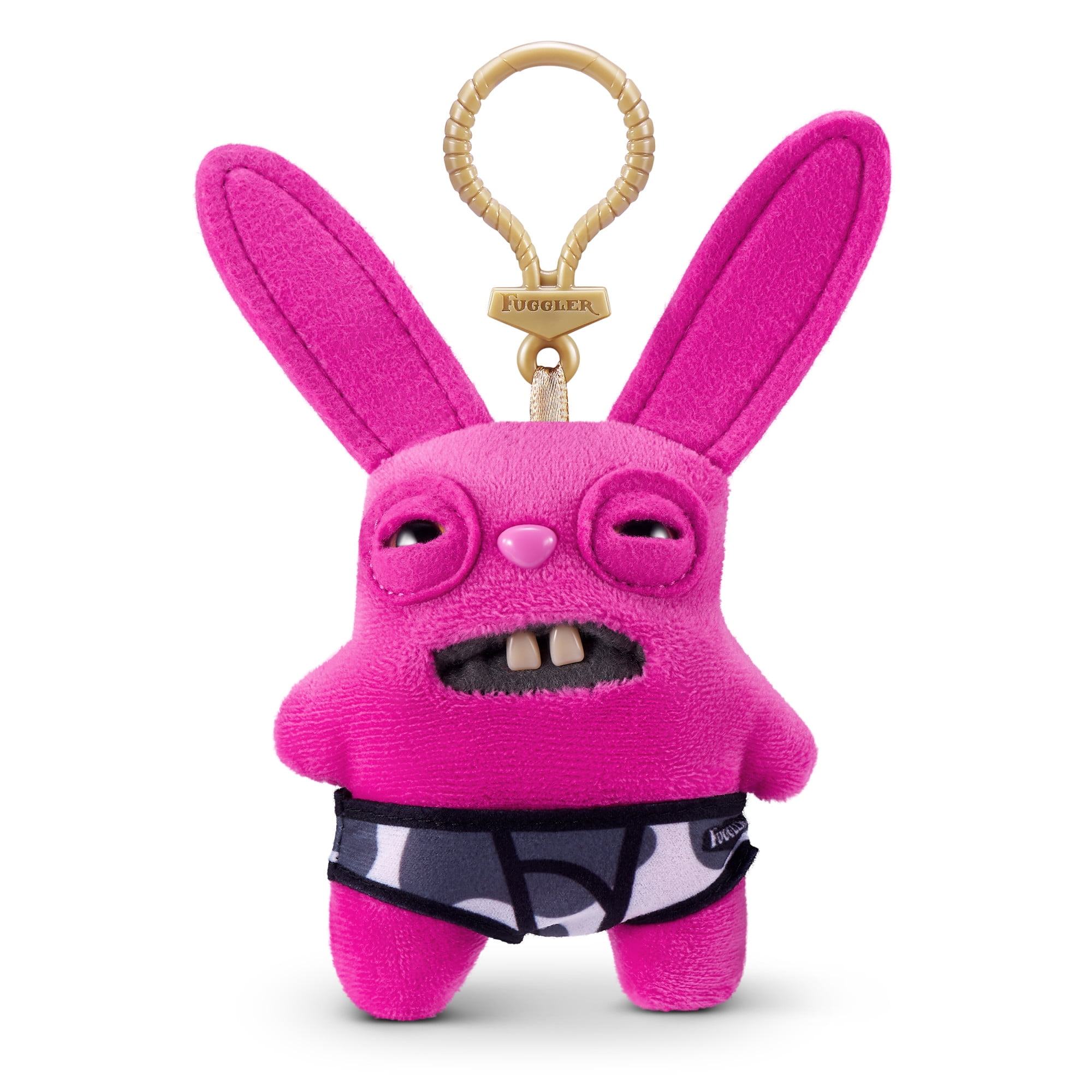 Fuggler Key Rings by ZURU Funny Ugly Monster, Plush, Collectible, Toy (3 Pack Random Assortment)