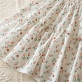 thumbnail image 5 of EnJoCho A-Line Dress Little Girls, Girls Dress Summer Square Neck Flying Sleeves Dress Girls Festival Floral Dress Comfortable Casual Dress, 5 of 6