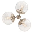 thumbnail image 6 of 52700PN Kichler Lighting Silvarious - 3 Light Chandelier-9.5 Inches Tall and 16.5 Inches Wide-Polished Nickel Finish-Clear Crackle Glass Color, 6 of 9