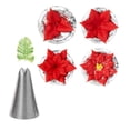 thumbnail image 6 of POYOGA 11pcs Cake Decorating Kits Flower Cream Cake Icing Tips Nozzles Pastry Bags Coup, 6 of 12