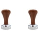 thumbnail image 1 of Inteprter Solid Wood Handle Coffee Powder Press Heat Tamper Dispenser Distributor Base Resisting Machine Hammer Pressing for Bar Shop 2Conjunto, 1 of 6