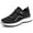 Black, variant on uvwlwu Sneakers for Women Breathable For Casual Walking Comfortable Flat Sole Athletic Shoes Lightweight Everyday Wear
