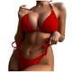 thumbnail image 1 of Conjunto de bikini de dos piezas cómodo con contraste de pecho alto para mujer OAVQHLG3B Store  lin121212, 1 of 4