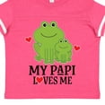 thumbnail image 4 of Inktastic My Papi Loves Me Grandson Frog Boys Toddler T-Shirt, 4 of 5