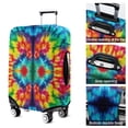 thumbnail image 5 of Vibrant Tie Dye Symmetry Luggage Cover Fashion Suitcase Cover Baggage Covers Fit 25-28 Inch Luggage (Go Travel), 5 of 5