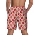 thumbnail image 2 of Lsque Mens Swim Trunks Strawberries Pattern - Bathing Suit Compression Liner - Beach Swim Shorts Swimwear - (S-3XL) - Stretch Quick Dry -XX-Large, 2 of 9